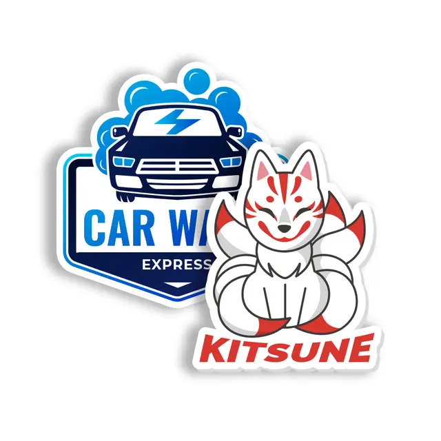 Custom Shape Stickers view 4