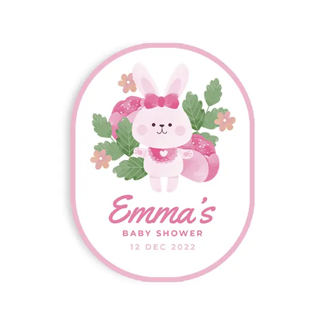 Custom Baby Shower Stickers view 2
