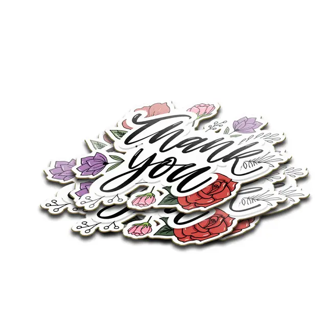Custom Thank You Stickers view 3