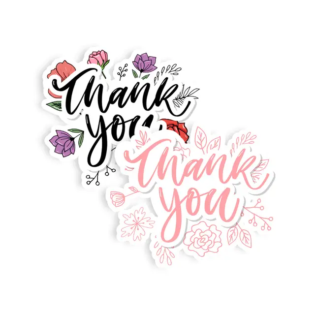 Custom Thank You Stickers view 5