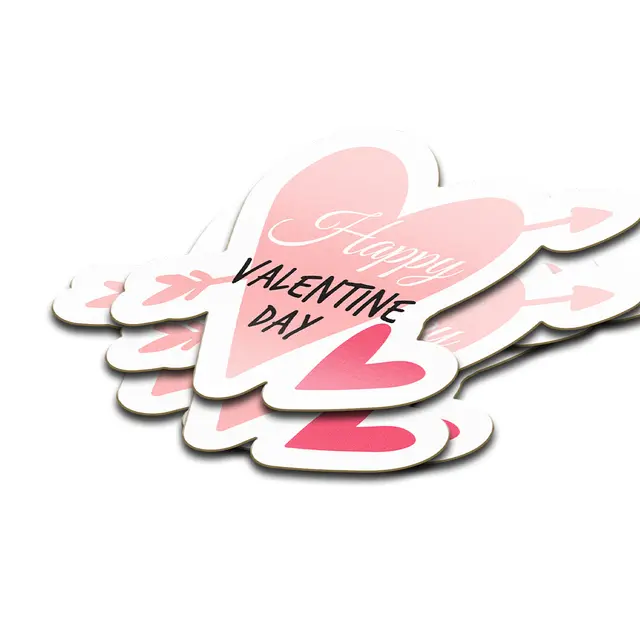 Custom Valentine Stickers view 3