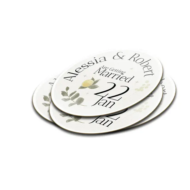 Custom Wedding Stickers view 2
