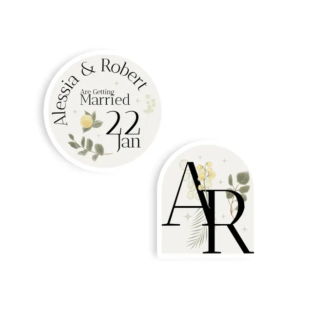 Custom Wedding Stickers view 4