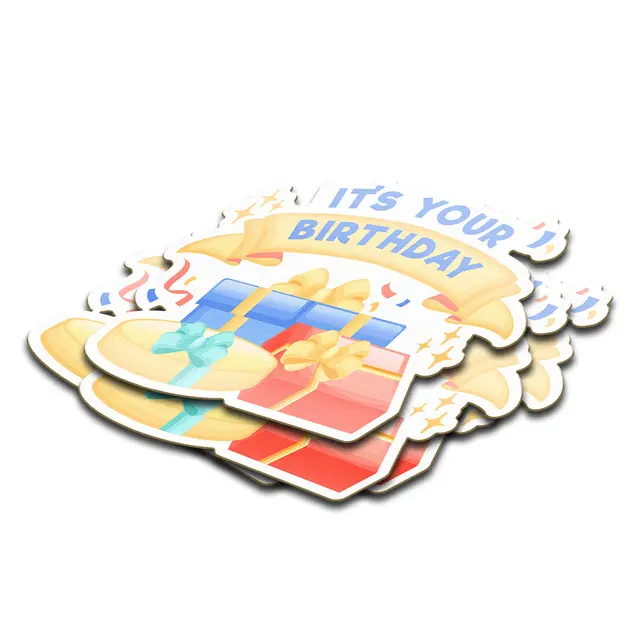 Custom Birthday Stickers view 3
