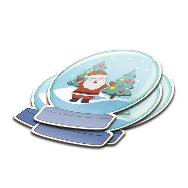 Custom Christmas Stickers view 3