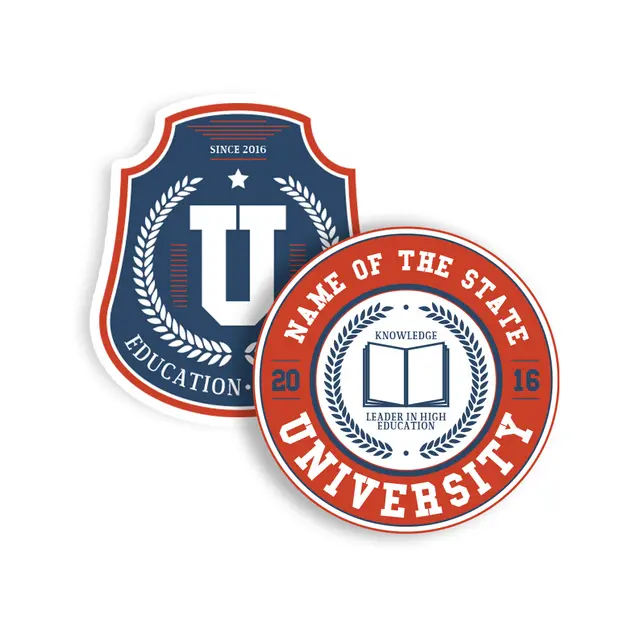 Custom College Stickers view 4