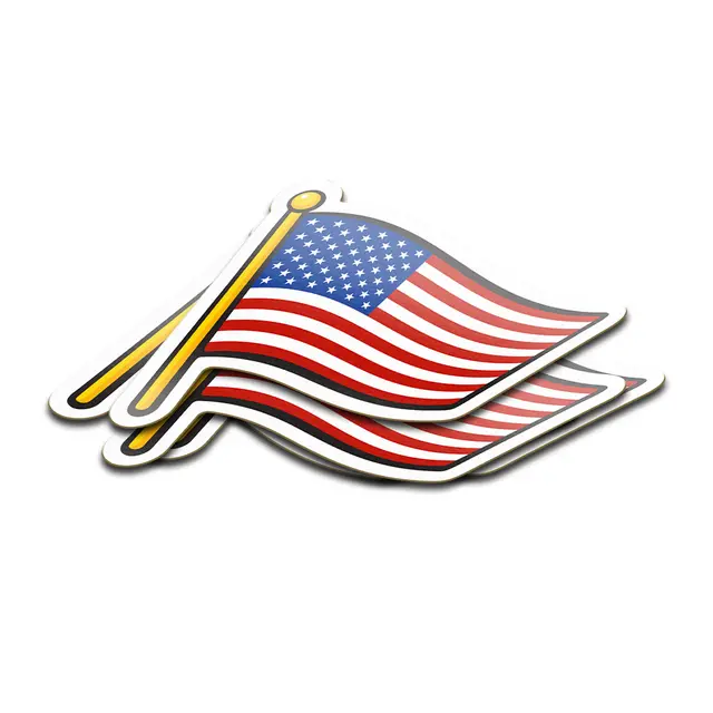 Custom Flag Stickers view 2