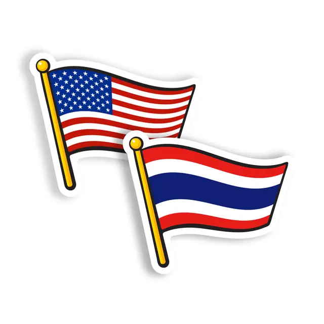 Custom Flag Stickers view 4