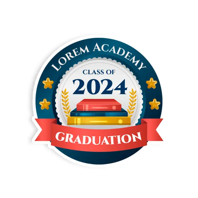 Custom Graduation Stickers view 2