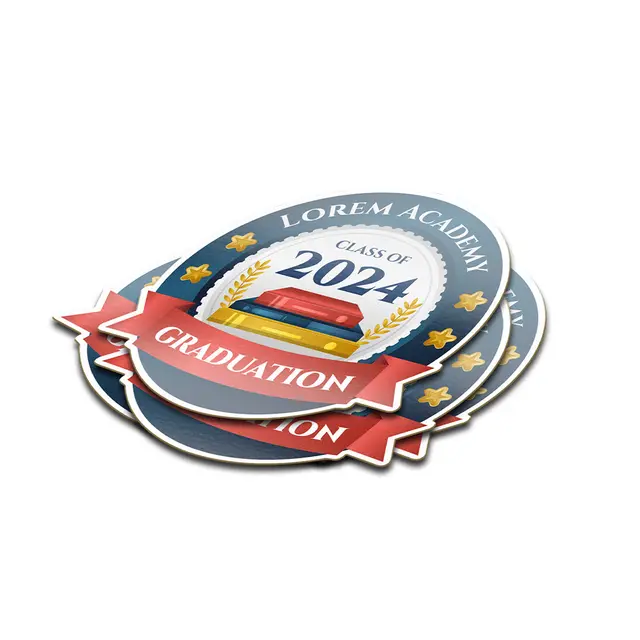 Custom Graduation Stickers view 3
