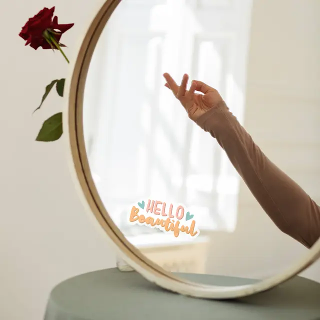 Custom Mirror Stickers view 6