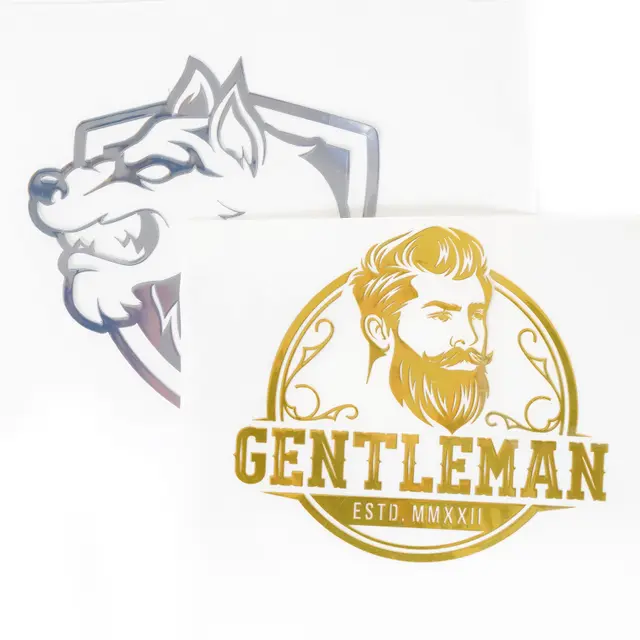 Custom Metallic Stickers view 5