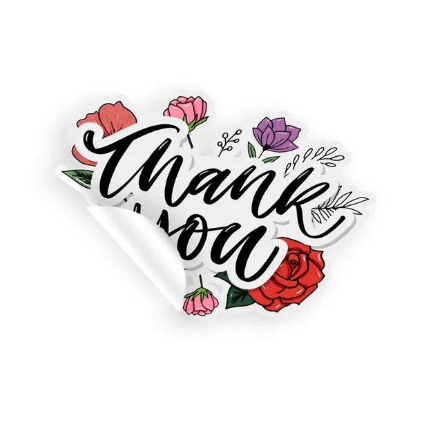 Custom Thank You Stickers view 4