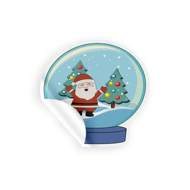 Custom Christmas Stickers view 4