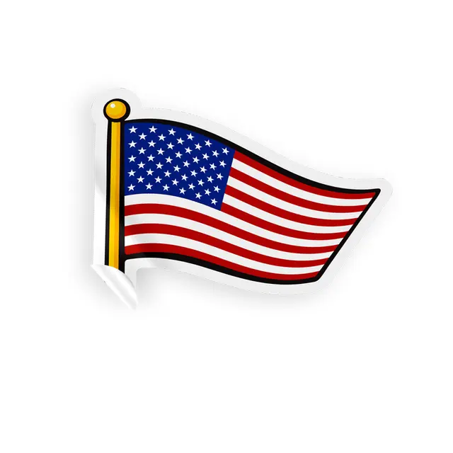 Custom Flag Stickers view 3