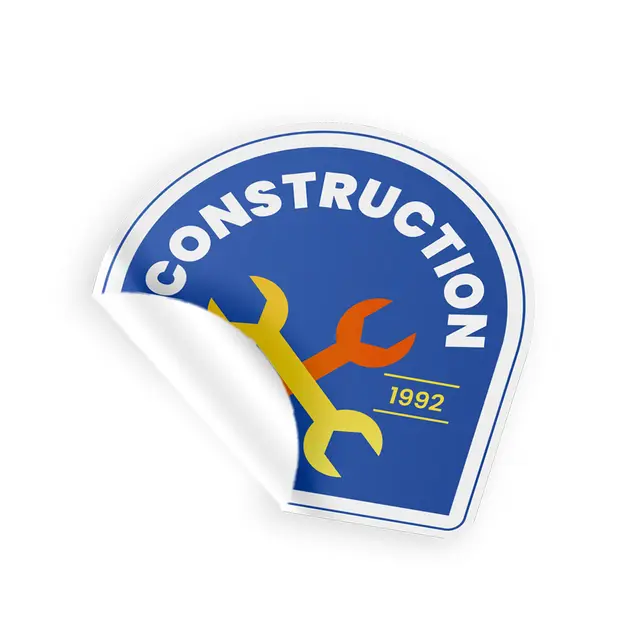 Custom Hard Hat Stickers view 4