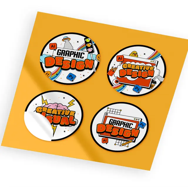 Custom Vinyl Sticker Sheets view 4