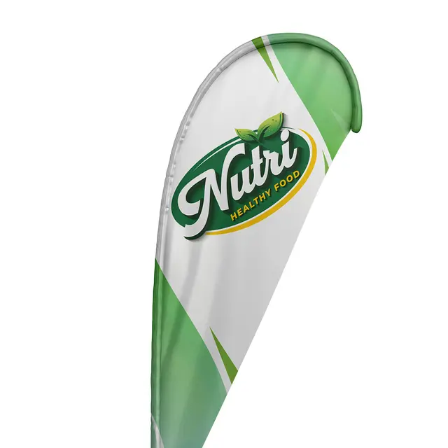 Custom Teardrop Flags view 2