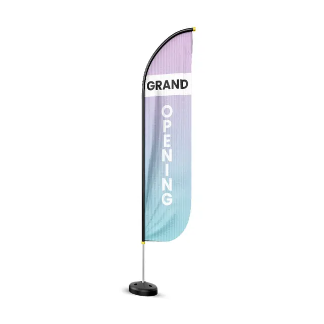 Custom Grand Opening Flags view 3