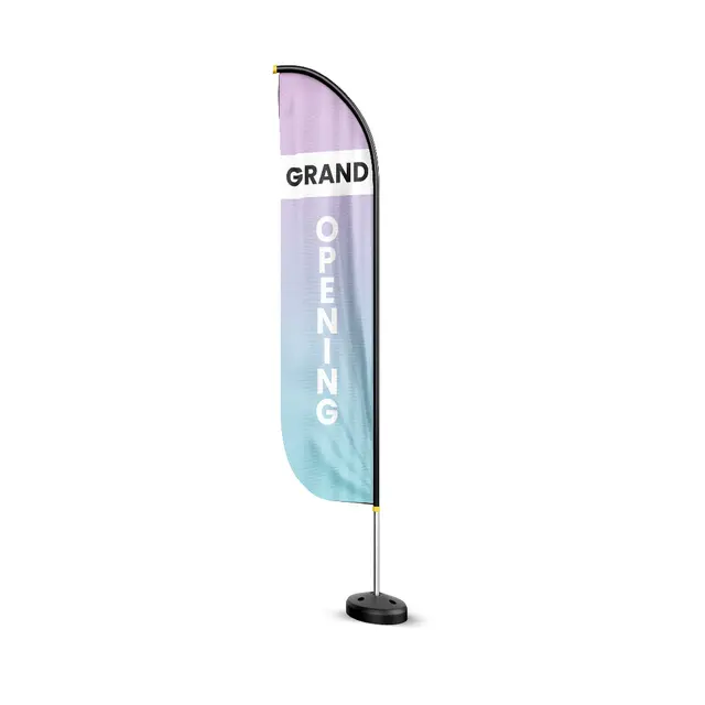 Custom Grand Opening Flags view 4