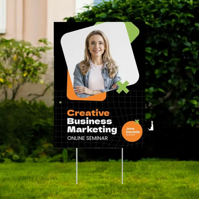 Custom Business Yard Signs view 5