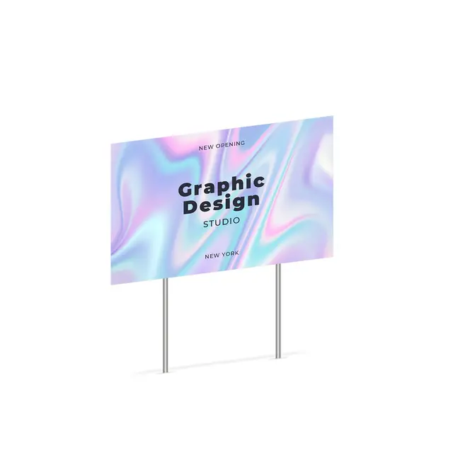 Custom Reflective Yard Signs view 3