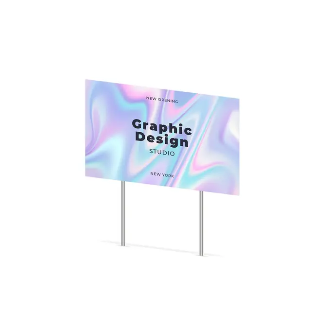 Custom Reflective Yard Signs view 4