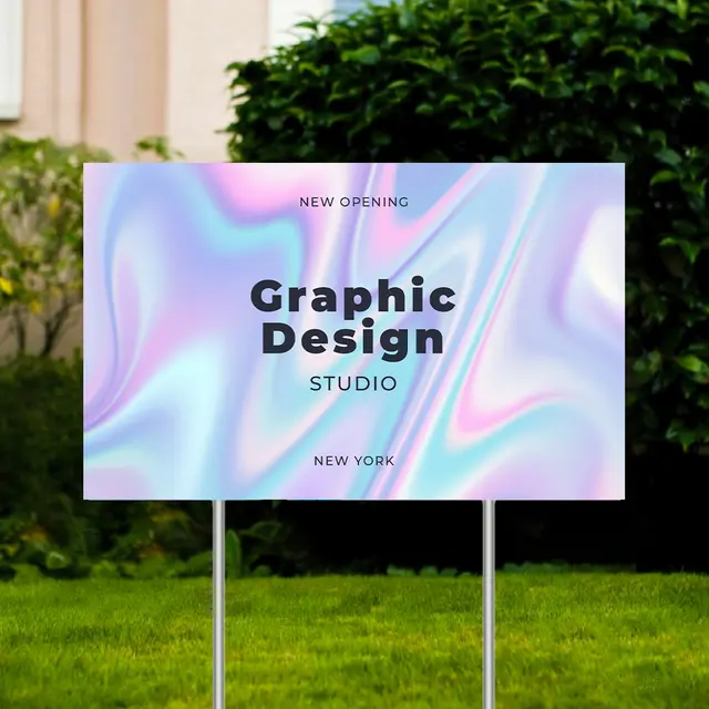 Custom Reflective Yard Signs view 5