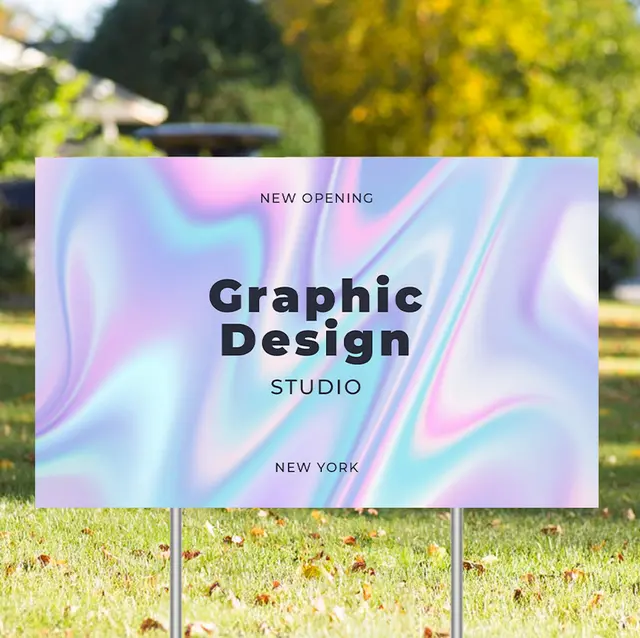 Custom Reflective Yard Signs view 6