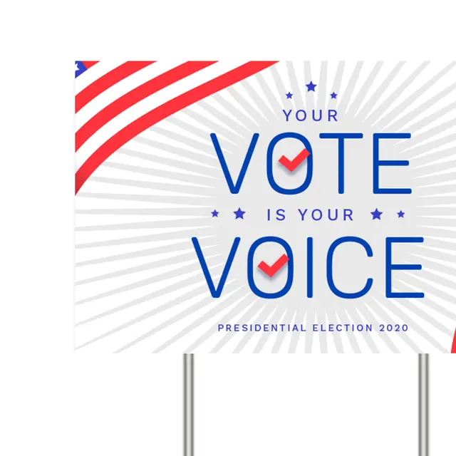 Custom Campaign Yard Signs view 2