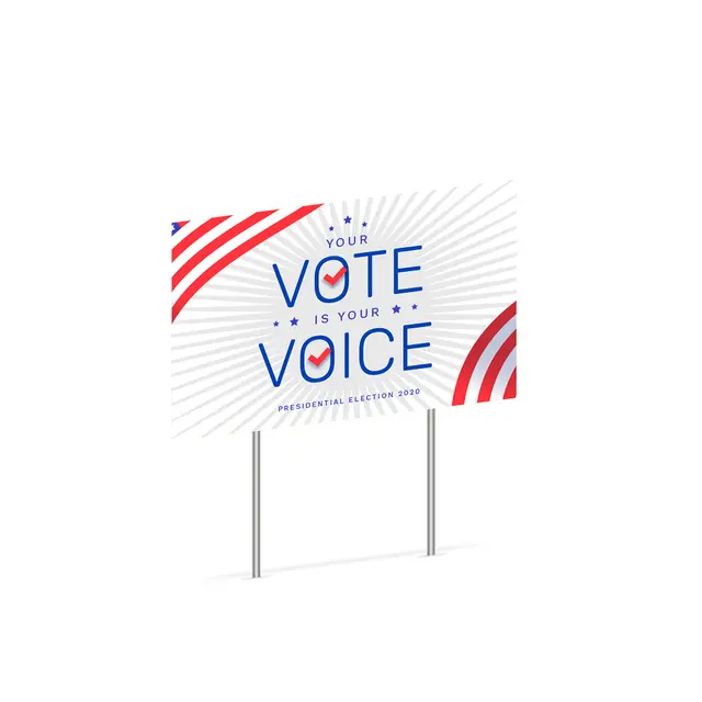 Custom Campaign Yard Signs view 3