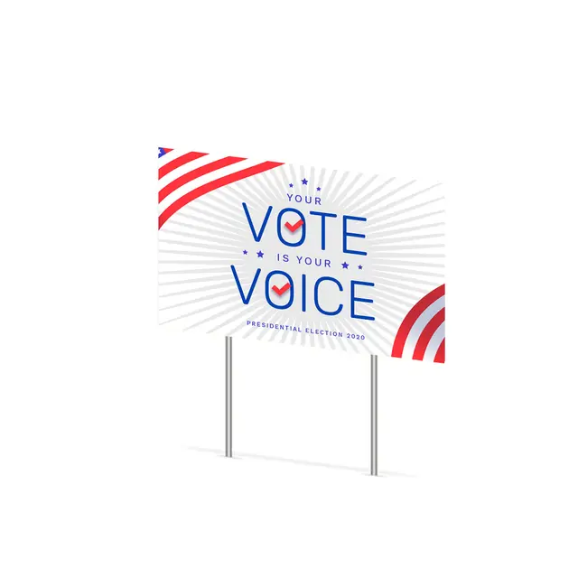Custom Campaign Yard Signs view 4