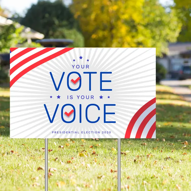 Custom Campaign Yard Signs view 5