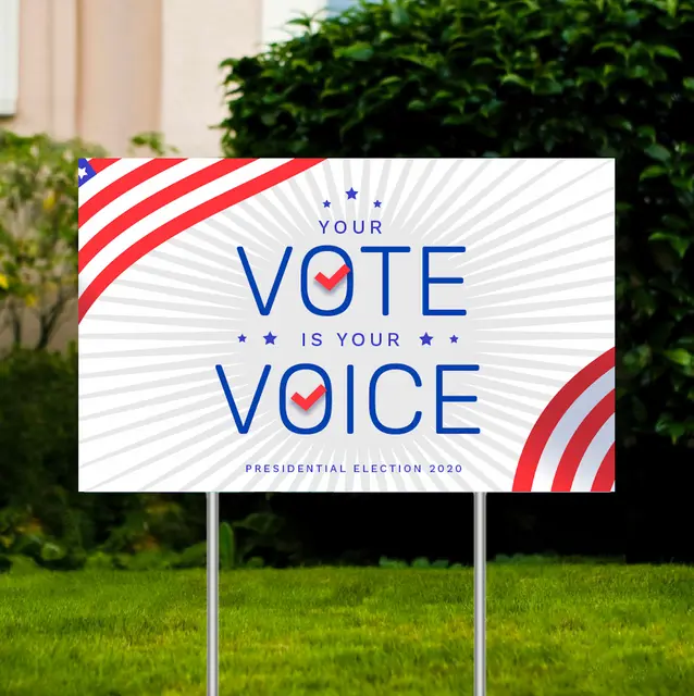 Custom Campaign Yard Signs view 6