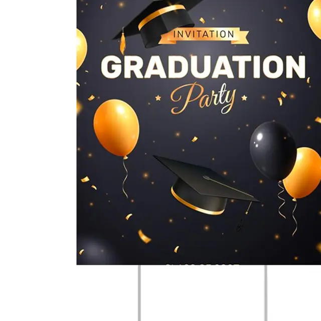 Custom Graduation Yard Signs view 2