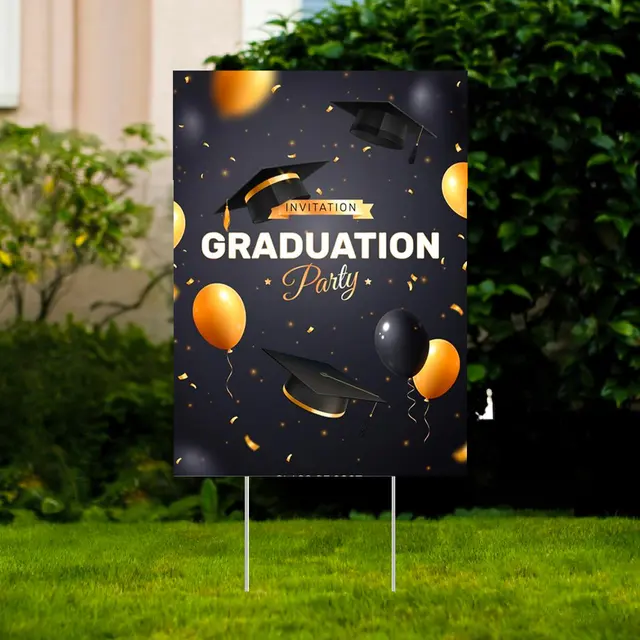 Custom Graduation Yard Signs view 6