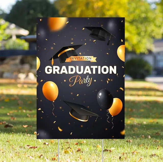 Custom Graduation Yard Signs view 5