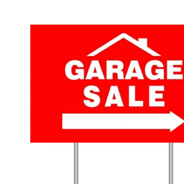 Custom Garage Sale Yard Signs view 2