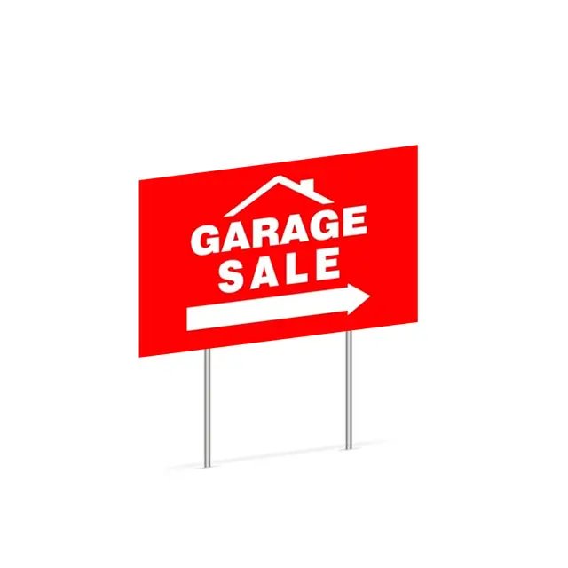 Custom Garage Sale Yard Signs view 3