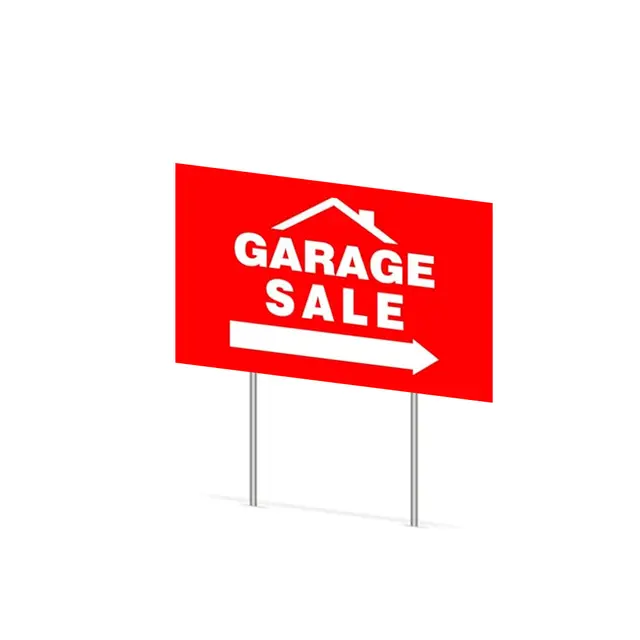 Custom Garage Sale Yard Signs view 4