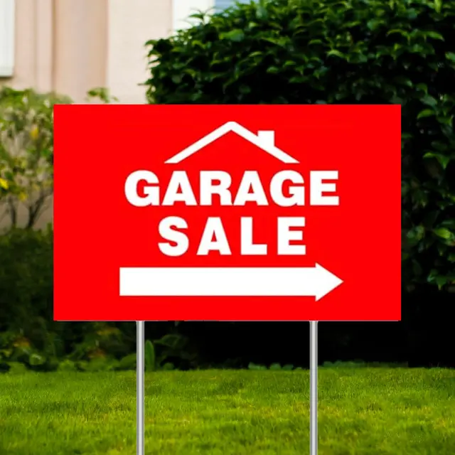 Custom Garage Sale Yard Signs view 6
