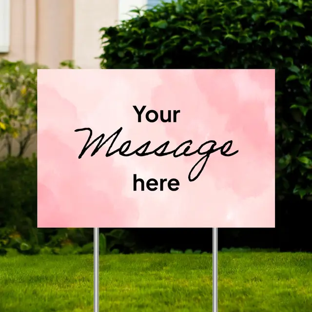 Custom Yard Signs view 6
