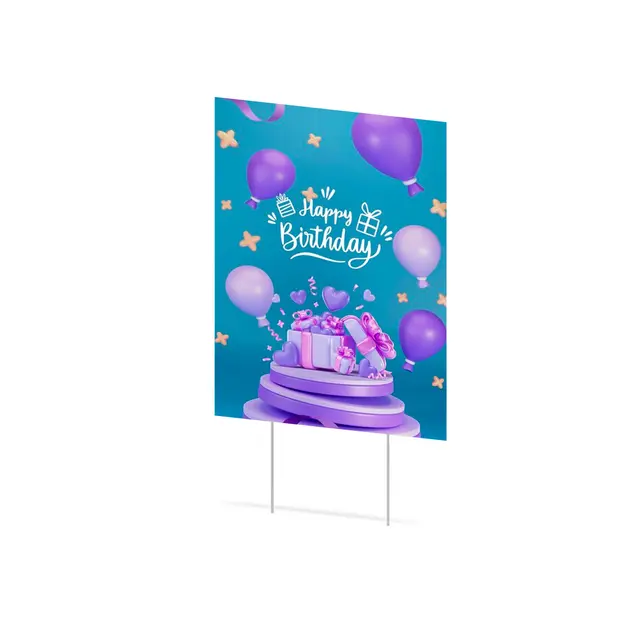 Custom Birthday Yard Signs view 3
