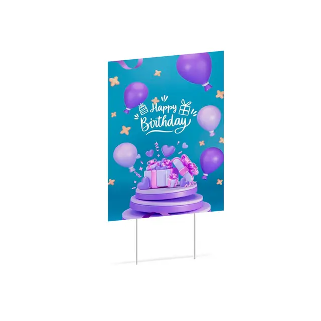 Custom Birthday Yard Signs view 4