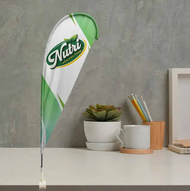 Custom Clip Tear Drop Flags view 6