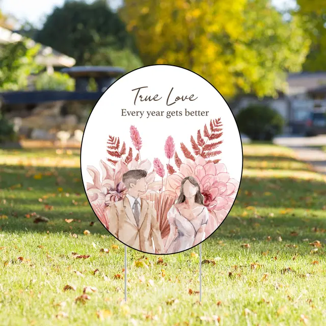 Custom Die-Cut Yard Signs view 5