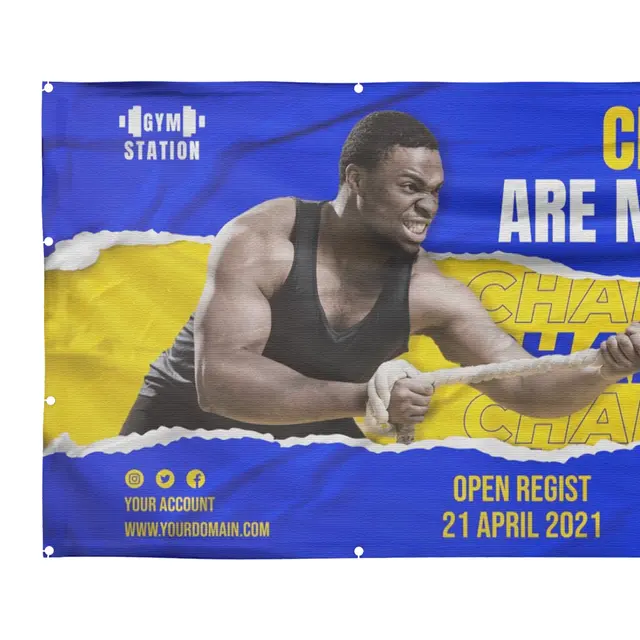 Custom Fence Banners view 2