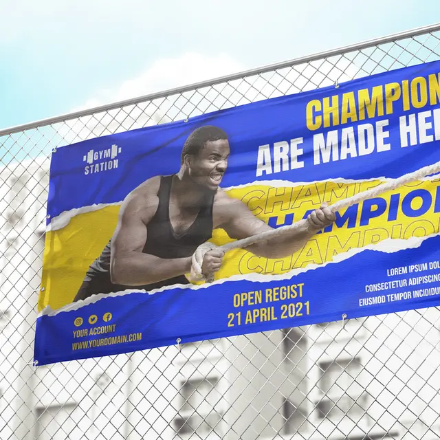 Custom Fence Banners view 5