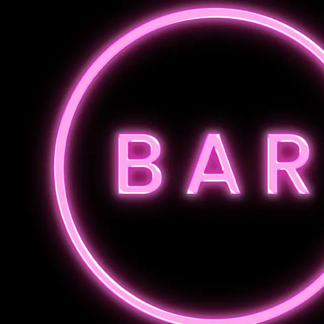 Bar Circle Neon Signs view 2