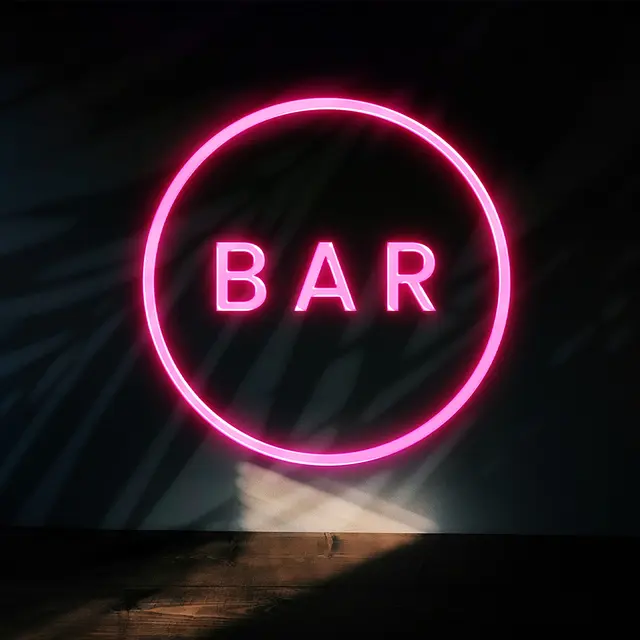 Bar Circle Neon Signs view 4